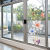京佐（JINGZUO）3D立体墙贴画自粘客厅玻璃门贴纸窗户厨房推拉门装饰创意窗 荷花