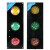 滑触线电源指示灯三色灯起重机行车天车信号灯HXC-50滑线指示灯 灯口直径100 平板款