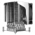 QM4UC-2011 3U/4U服务器cpu散热器志强E5 LGA2011 1700 1200 QM4UC-2011S【正方形】+硅脂清