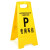 趣行 A字告示牌 人字警示牌塑料指示牌 停车场禁止泊车提示人字牌A字牌（专用车位）