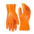 定制适用于橡胶止滑劳保手套加厚浸塑杀鱼胶皮颗粒防水防滑工作耐 黄色浸塑手套(1双) XL