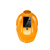 卫卿 安全帽 遮阳帽带风扇头盔 降温通风照明带电池可充电 单位：个 黄色 双风扇DF02G-8000 