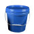 冰禹BJls-10塑料手提水桶 家用洗衣拖把多用桶 10L白色