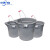 带刻度加水桶长嘴塑料提水桶保洁带刻度方口水桶 14L大号灰色