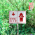 插地式不锈钢消防标识牌消防水泵接合器室外消火栓警示牌标牌定制 地下消防栓（红底） 20x30cm