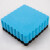 海斯迪克 HKW-250 白板擦 EVA毛毡布板擦 正方形5*5*2清洁擦除尘擦海绵擦玻璃擦 淡蓝色波边形板擦（36个）