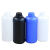 1000ml毫升克加厚密封塑料瓶空瓶耐高温小圆瓶化工瓶试剂瓶粉末瓶 1000ml乳白色 100个/整包