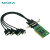 摩莎（MOXA）CP-104UL-DB9M 4串口RS-232Universal PCI串口卡 （不含线缆）