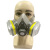 晋广源 6200防毒面具 防农药喷漆化工专用呼吸防护面罩口罩  6200+配7号滤毒盒七件套