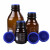 纳仕徳 SY4058 蓝盖试剂瓶 实验室取样瓶螺纹口刻度瓶 丝口玻璃瓶 茶色1000ml