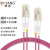 博扬 光纤跳线 LC-LC 单模双芯 紫色 70m BY-OM4-7055M