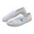 耐呗斯（NABES）防静电鞋 安全鞋 PVC柔软防滑耐磨帆布鞋男女通用 白色 45码