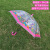 泽宸 幼儿园卡通儿童伞可爱加厚自动长柄透明雨伞 可爱羊驼*2个