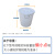 级大白桶加厚45L65L100L储水桶带盖发酵桶酿酒桶塑料大圆胶桶 加厚版65L大白桶（无盖）