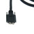 USB3.0A公转Micro-B工业相机数据线 高柔拖链带锁线缆 大恒 灰点 映美精相机连接线 黑色静态线 3米