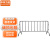 中环力安【201钢1*2m】不锈钢铁马定制隔离栏地铁学校施工交通防护围栏商场活动护栏