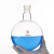 久龙玺 单口玻璃圆底烧瓶标准磨砂口耐高温蒸馏瓶 10ml/14#