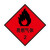 稳斯坦 WST4017 货车运输危险品标识牌 铝板警示货物化学有毒液体有害气体标识贴 有毒品6类