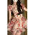 SBJH女士服装2024的新款春秋装高级感玫瑰花法式气质蓬蓬裙女夏季设计 野玫瑰显白短裙 仙女裙 S （70-90斤）