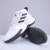 Adidas阿迪达斯新款OWNTHEGAME男子高帮耐磨缓震黑白实战篮球鞋EE9631 白黑/EE9631 41(255mm)