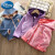 迪士尼（Disney）儿童摇粒绒外套女童春季卫衣宝宝加绒加厚抓绒连帽开衫 粉红色 100码，适合身高80-90cm左右
