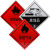油罐车危险品标志牌易燃液体不燃气体铝板安全告示标识腐蚀品爆炸 危险品铝板*1张