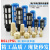 气动铜消声器 长头平头BSL消声排气接头塑料消音器PSL01/02/03/04 蓝色PSL02(塑料1/4)