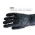 喷砂机用手套黑色手动专用加长加厚超耐磨橡胶左手喷沙机手套配件 光面加厚橡胶喷砂手套 左手