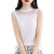 XEHCI新款针织背心无袖打底衫镂空时尚百搭上衣女 白色 #M(建议90-105斤)
