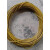 304不锈钢金黄色包胶钢丝绳百香果旗杆广告吊牌子遮阳网钢丝绳子 金色包胶直径0.5mm100米送30个铝套