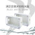 F型透明防水盒带耳室外监控防水接线盒abs塑料防水电源盒子户外 100*68*40透明带耳