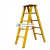 绝缘梯人字梯玻璃钢电工梯通信专用伸缩梯折叠梯防滑绝缘凳升降梯 1.2米人字梯