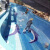 科罗拉定制游泳池陶瓷马赛克瓷砖拼图户外地中海景观蓝色防滑浴池水池鱼 三色浅蓝48 3030