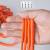 水域救援游泳水上救生绳专业漂浮救生绳救援船用救生圈安全绳浮索 （橙色绳）8毫米30米光绳子