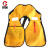 厚创 充气式救生衣 专业气胀式成人救生衣船用 CCS自动充气 黄色