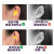 瑞谧降噪可塑形消音耳塞工厂耳罩防耳套学生噪音打呼噜睡觉防护耳塞 塑形宝石蓝+眼罩 M