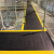 工厂车间地胶pvc地垫工业专用走道垫仓库地板叉车防滑脚垫 黑色钢化纹 0.6米*3米*3MM