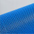 鸣固 防滑垫镂空地垫厕所淋沐浴室洗澡卫生间厨房pvc防水塑料脚垫 厚4.5mm款蓝色0.9米宽1米长