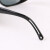 京斯坦 2010电焊眼镜防强光防尘劳保眼镜防风沙防飞溅电焊眼 黑色 1个