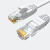 讯浦 超五类网线 网络跳线 无氧铜线芯 非屏蔽 线缆 灰色1米 XT-220-1M