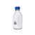 GL45液相流动相瓶盖1/2/3/4/5孔 液相瓶盖丝口螺口蓝试剂瓶盖 四 单孔瓶盖