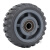 ONEVAN风火轮聚氨酯脚轮 耐磨轻音重型工业轮子 4寸单轮1个 灰色