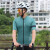 沃萨维（WOSAWE）公路自行车夏季短袖骑行服男透气速干吸湿排汗弹力山地车单车服 绿色上衣/高配款+骑行短裤 XXXL(适合100kg以上)