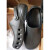 铂来西雅 工作鞋防滑防水耐油轻便鞋 有孔 单位：双 黑色 41码