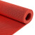 兰诗 （LAUTEE）WSD0006 PVC镂空防滑地垫S型网格隔水脚垫 红色加密5mm厚 2m宽*1m长