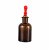 纳仕徳 SY4056 胶头滴瓶 白滴瓶 玻璃棕滴瓶 附胶帽点滴瓶 化学生物实验室耗材 125ml 棕色（2个装)