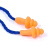 惠利得（HUILIDE）防噪音隔音降噪睡眠工作学习柔软舒适带线设计表面防污处理橙色硅胶耳塞随身硅胶耳塞 硅胶耳塞10对装