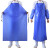 宁斯福WJ-78劳保围裙PVC防水围裙防油耐酸碱围裙清洁工作蓝色PVC