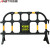 安达通 塑料护栏 交通塑料铁马塑料隔离网道路胶马护栏隔离栏 1.6米*1米黄黑