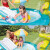 INTEX 57165充气水池婴儿戏水池玩具池海洋球池可喷水宝宝滑梯喷水池 本款+电泵+修补套装